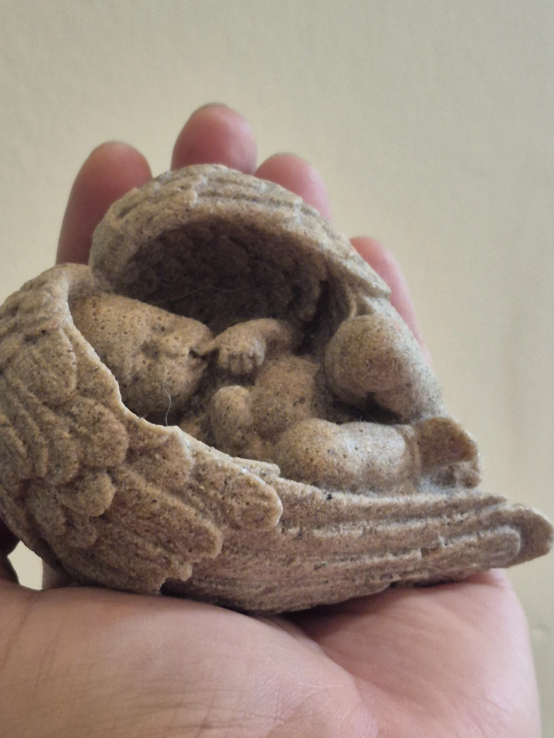 Angel Baby Carved Stone Figurine - photo 2