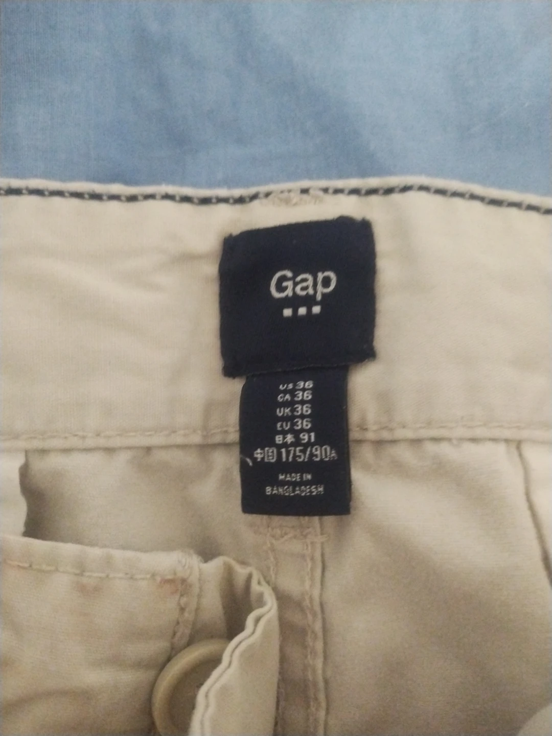 Gap Cargo Shorts Beige Size 36 - photo 2
