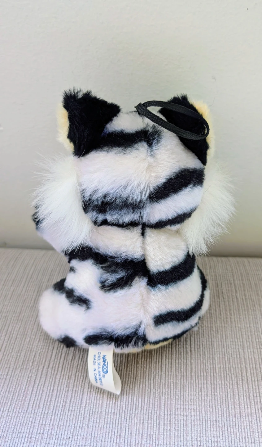 White Tiger Plush Ornament Toy - photo 2