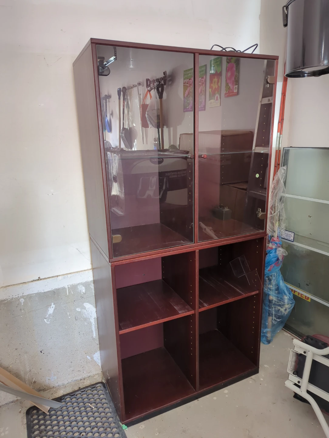 Display Cabinet with Glass Doors