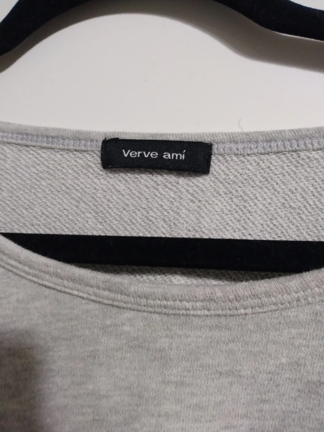 Verve Ami Grey Sweatshirt with Lace Trim - photo 2
