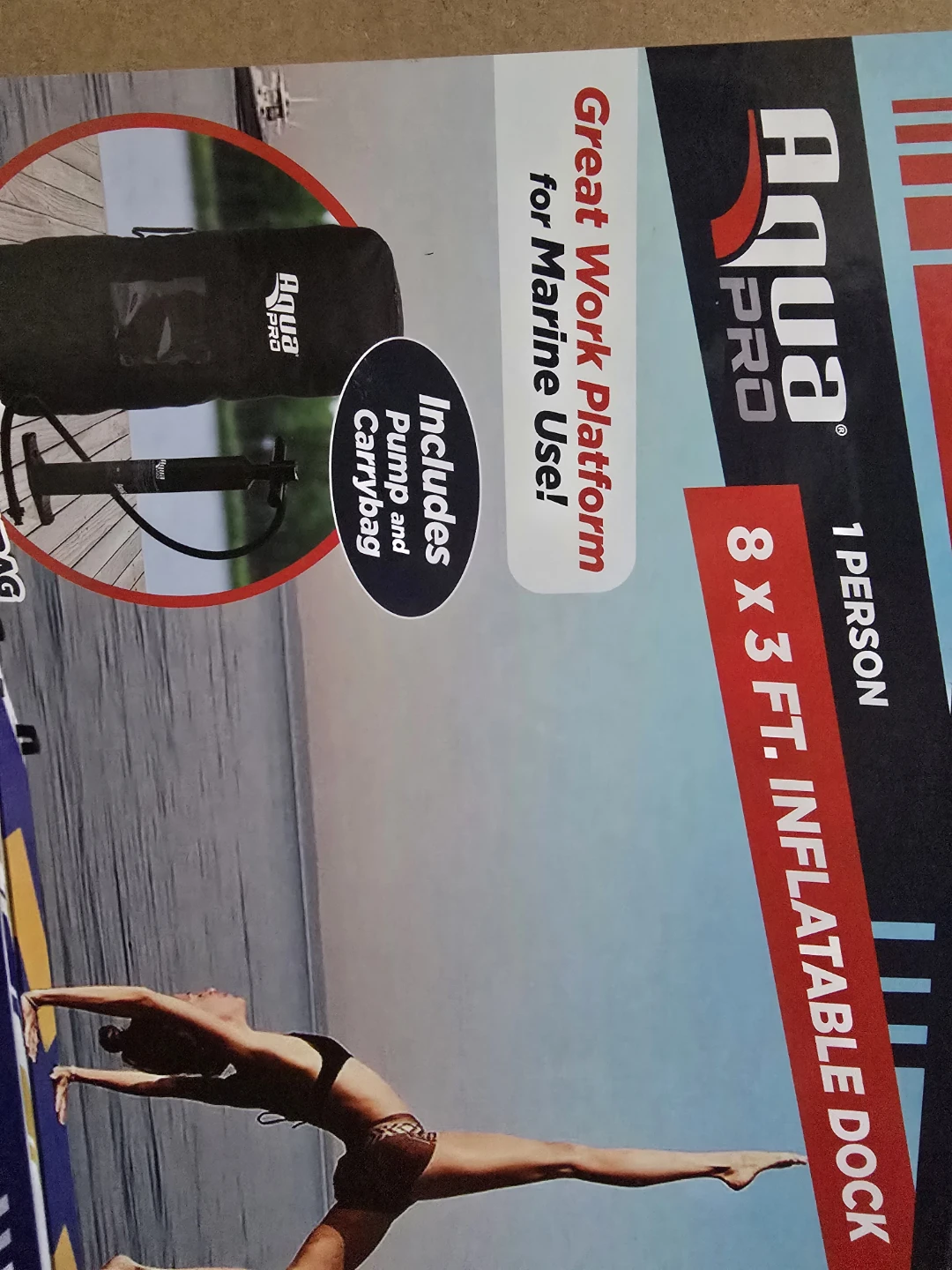 Aqua Pro 8 x 3 FT. Inflatable Dock