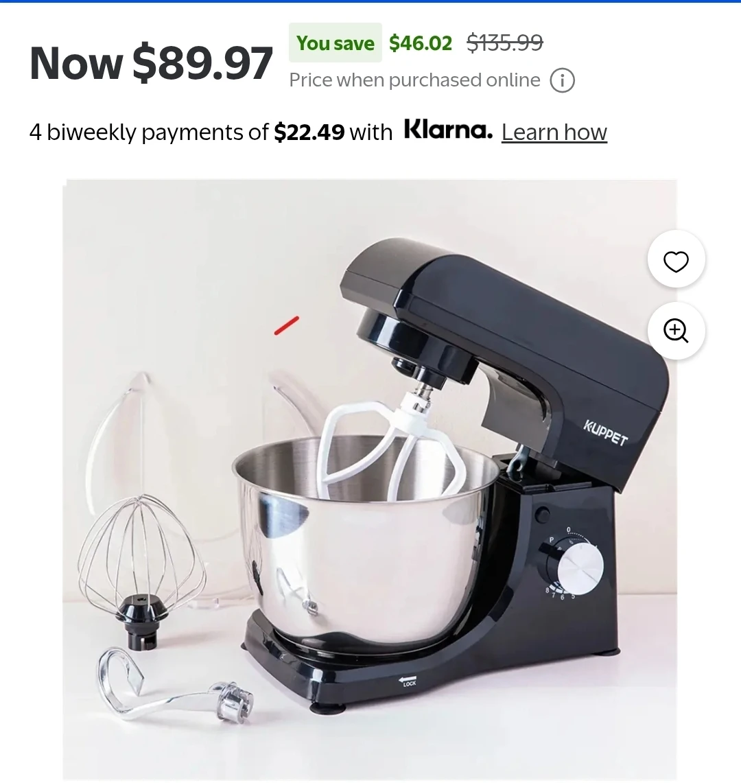 Kuppet Stand Mixer - Black