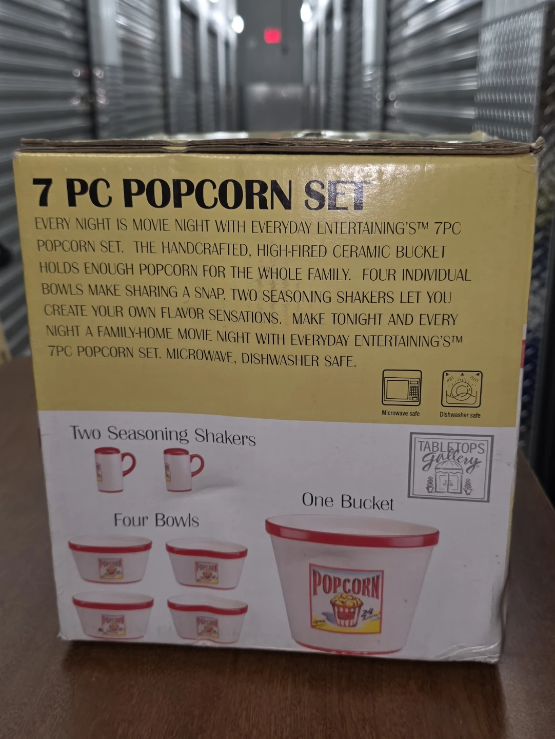 Tabletops Gallery 7 Piece Popcorn Set - photo 2
