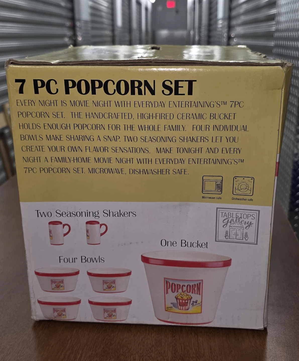 Tabletops Gallery 7 Piece Popcorn Set - photo 4