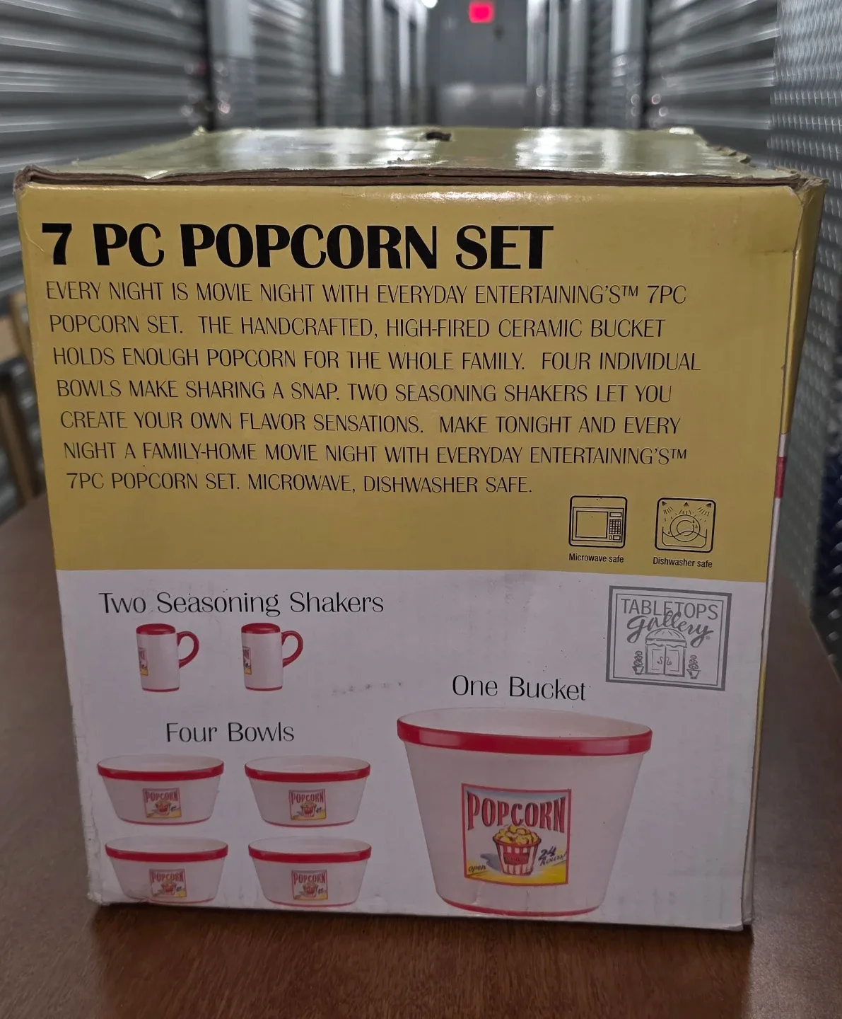 Tabletops Gallery 7 Piece Popcorn Set - photo 4