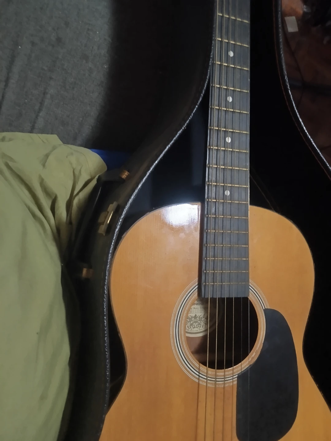 Hondo H01 Acoustic Guitar with Case - photo 4