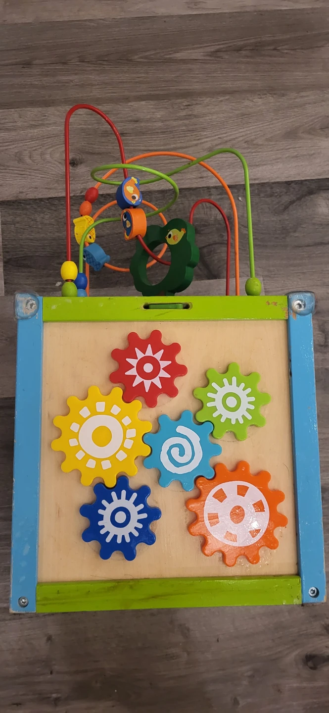 Wooden Activity Cube Toy - photo 3