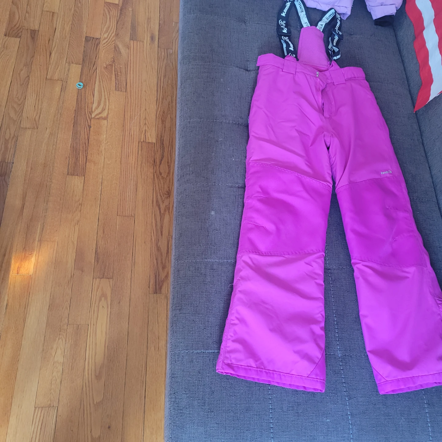 Kamik Girls Pink Ski Jacket and Pants Set - Size 10 - photo 2