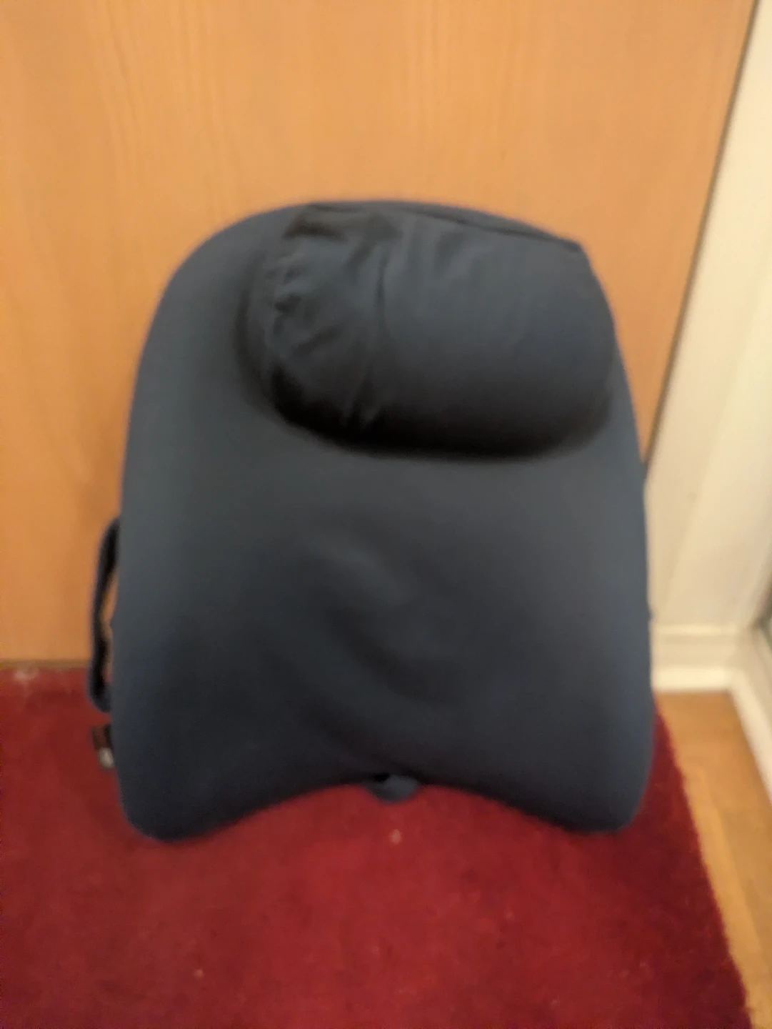 Dark Blue Lumbar Support Cushion