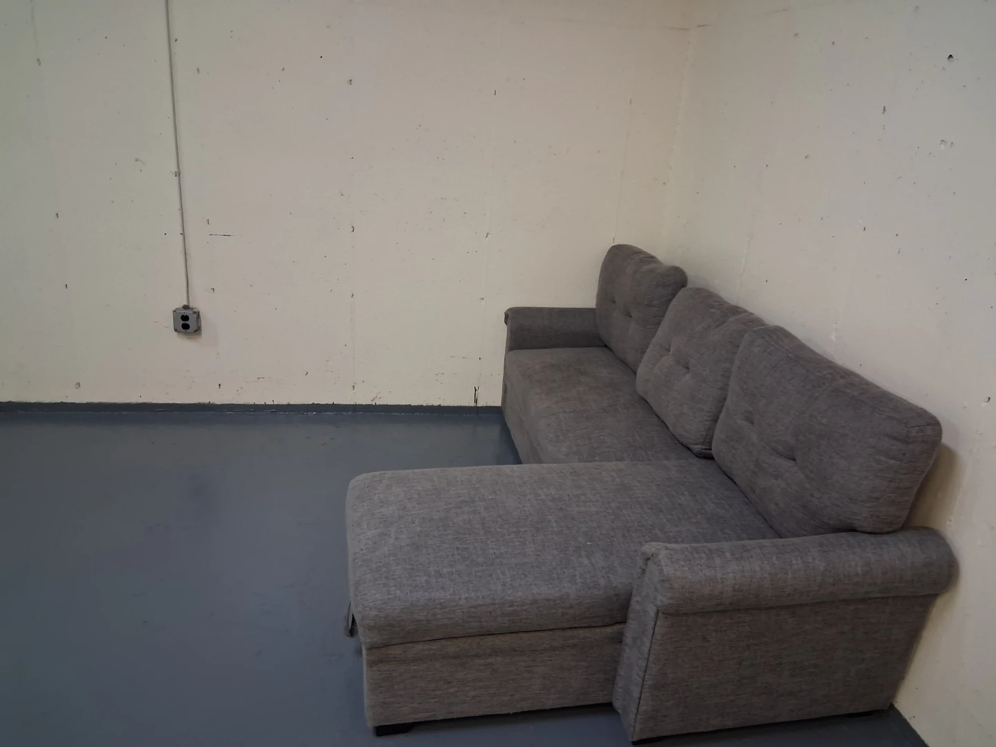 Gray Sectional Sofa with Storage - photo 5