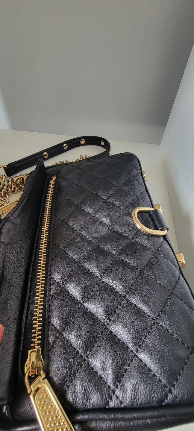 🌱 Rebecca Minkoff Quilted Black Leather Shoulder Bag - photo 4