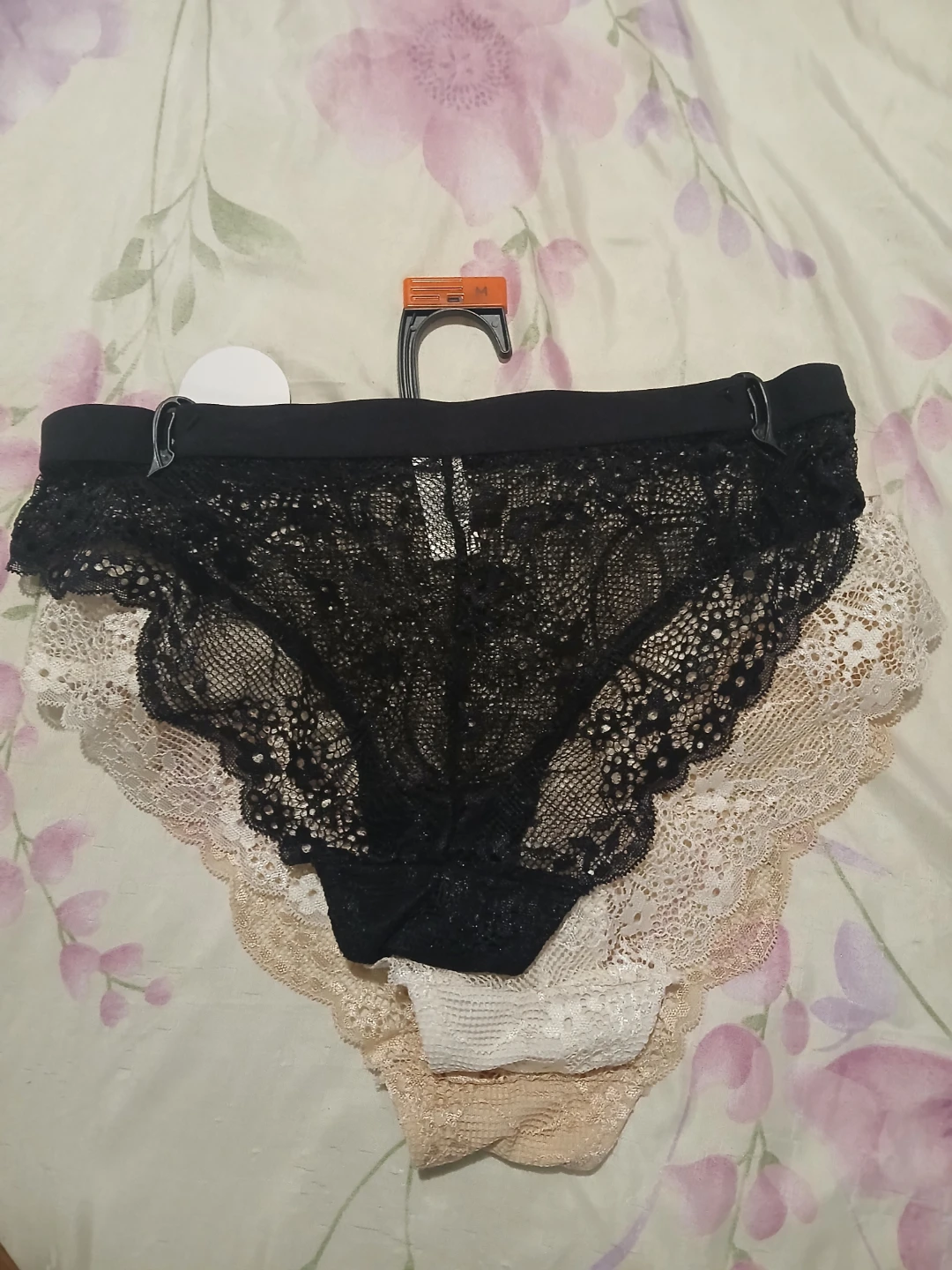 Just Be 3-Pack Lace undies - Beige, Black, White - photo 3