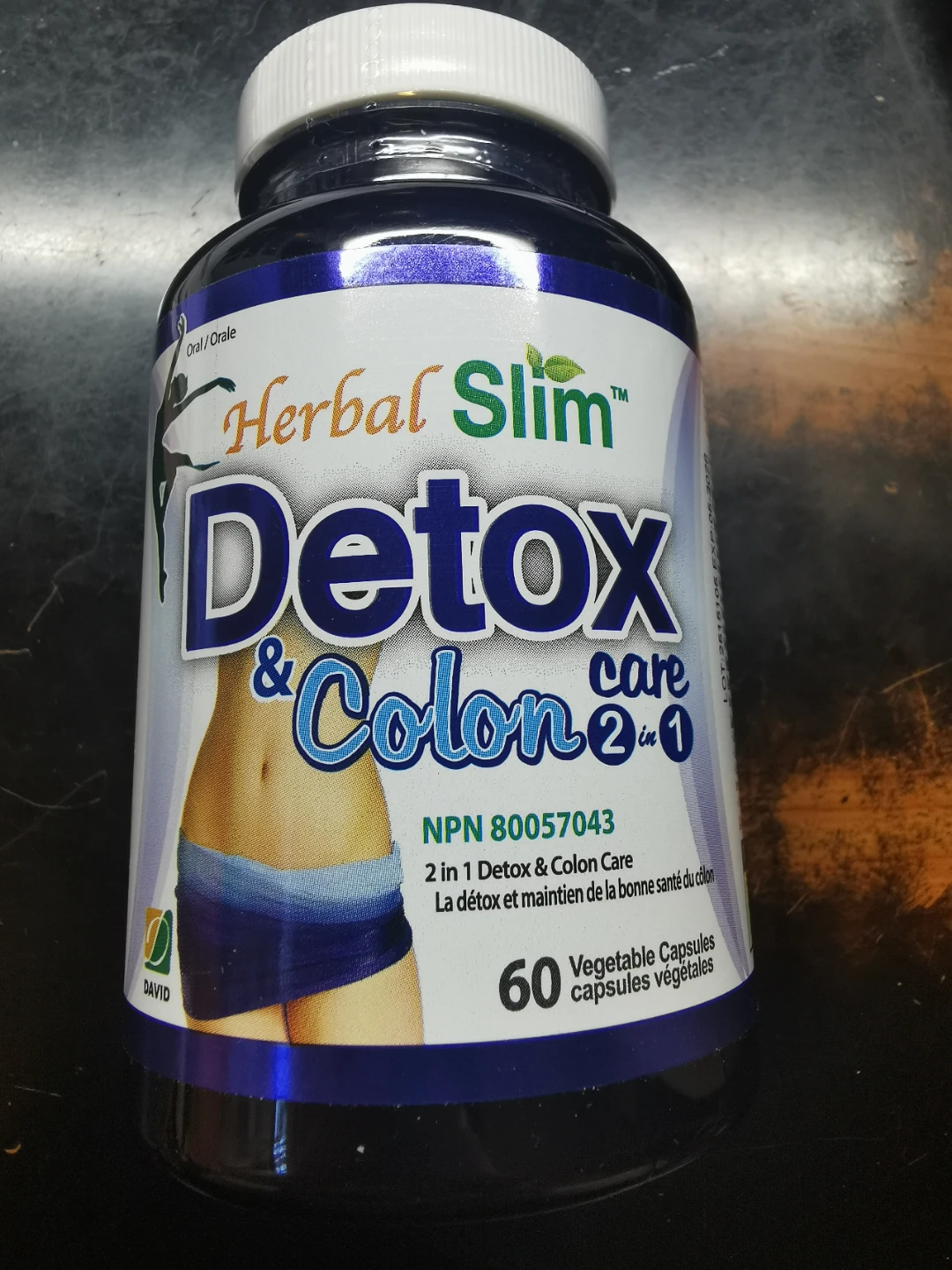 Herbal Slim Detox & Colon Care 2 in 1 Vegetable Capsules