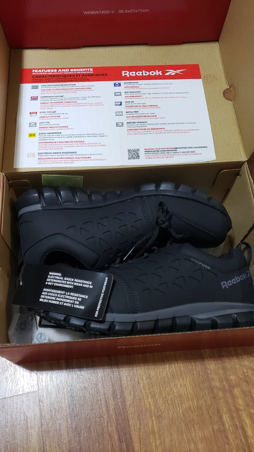 Reebok Exofuse CTCP Athletic Safety Shoe
