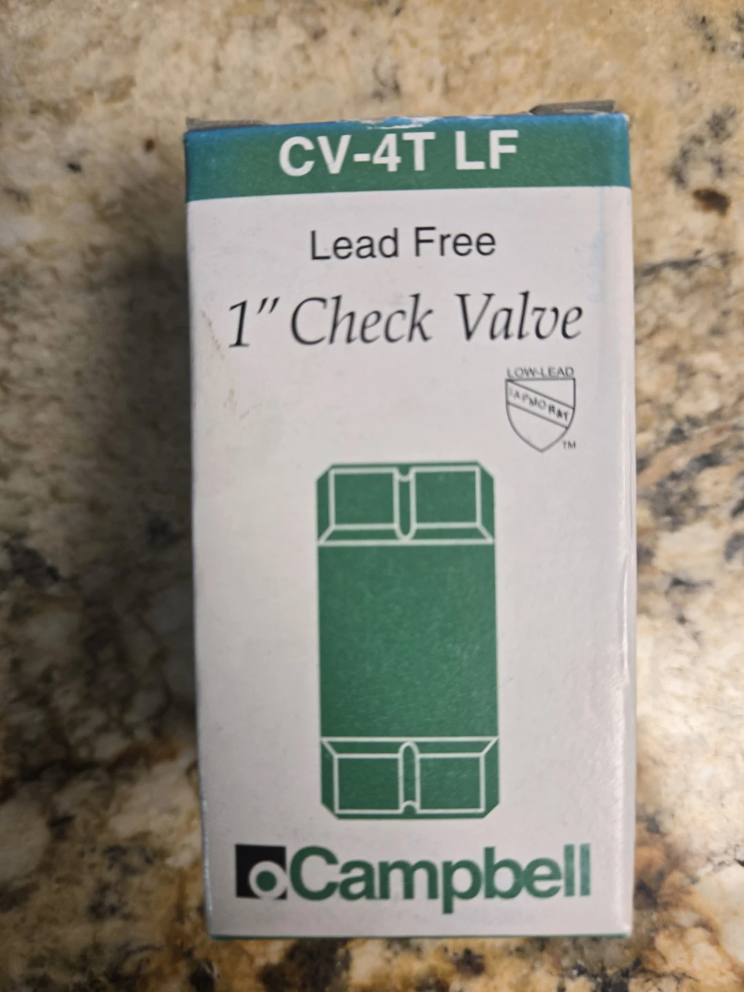 Campbell 1" Lead Free Check Valve CV-4T LF