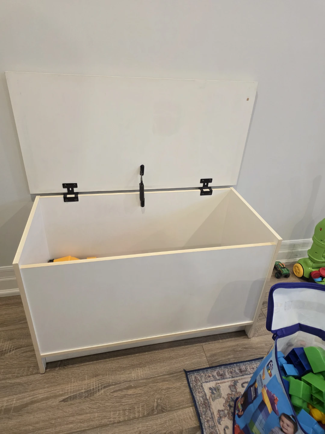 White Toy Box Chest