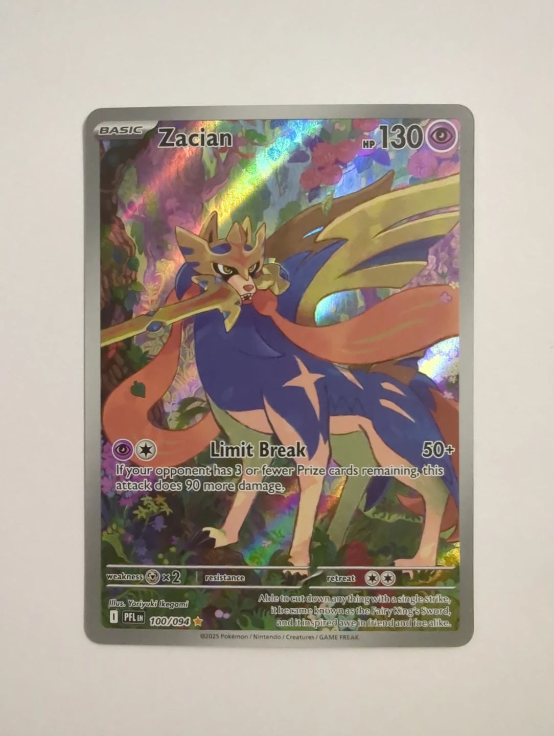 Pokémon TCG Zacian Card 100/094