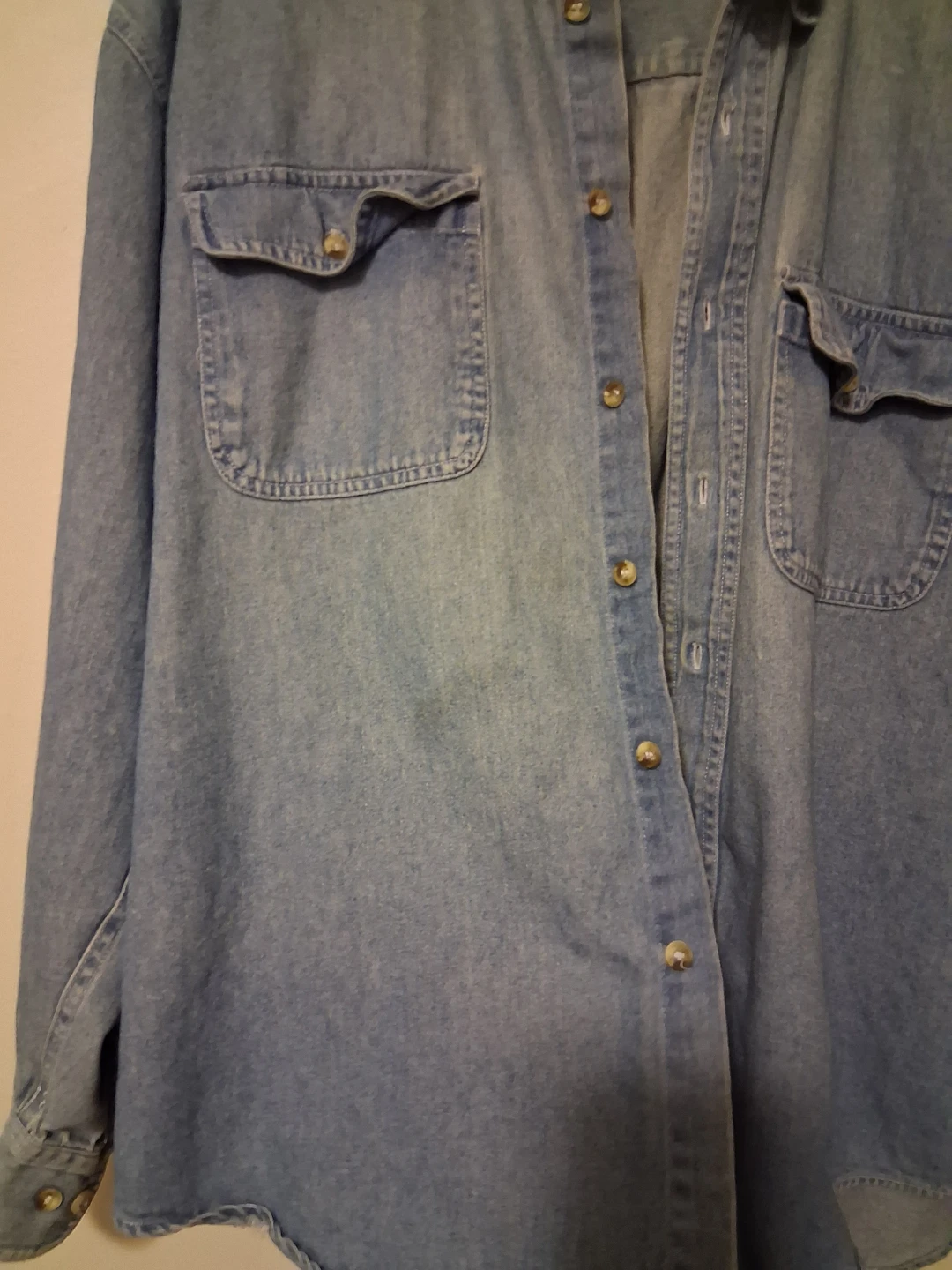 Hardware Denim Button-Up Shirt - photo 2