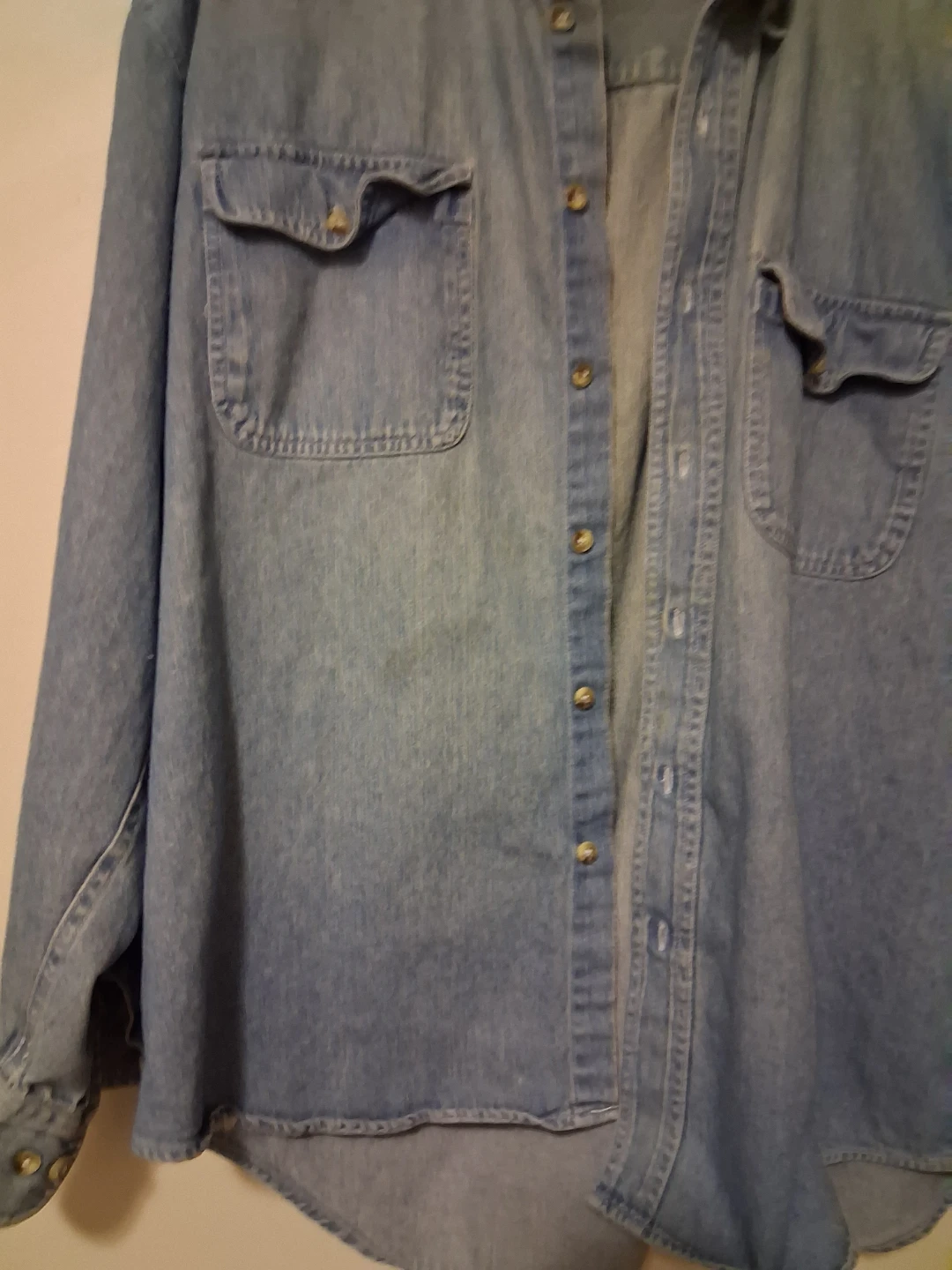 Hardware Denim Button-Up Shirt - photo 3