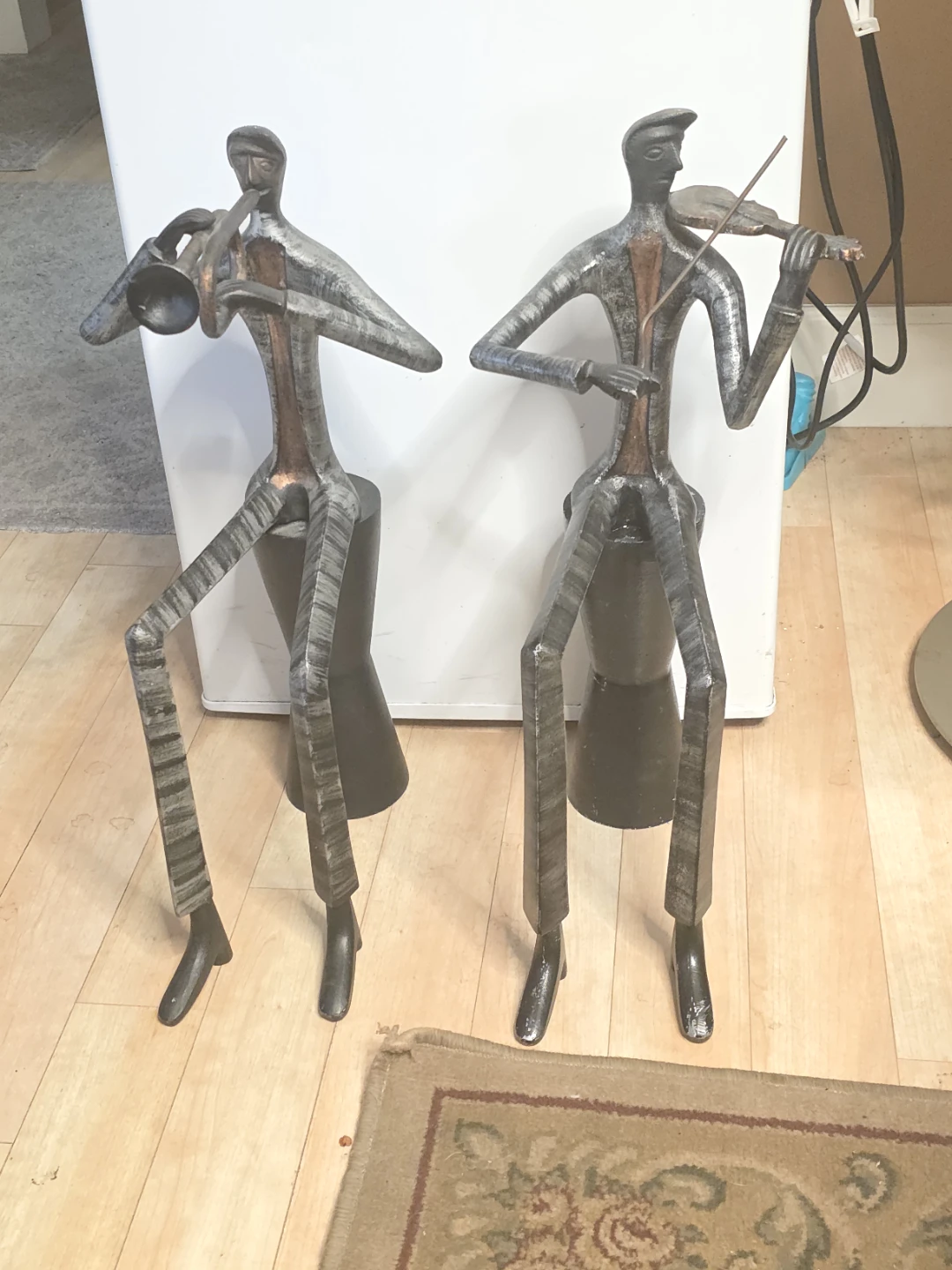 Decorative Metal Musician Figurines