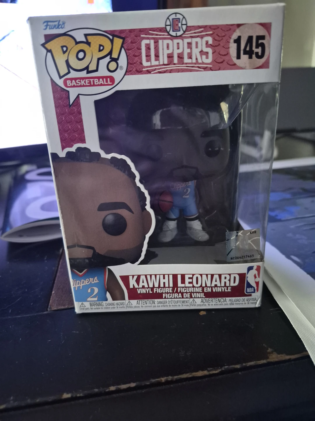 Funko Pop! Kawhi Leonard Clippers #145 Vinyl Figure