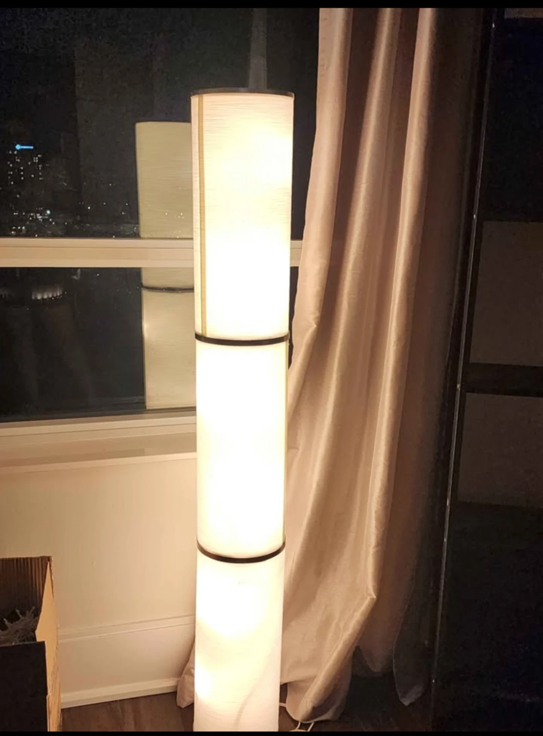 Tall Cylindrical Floor Lamp