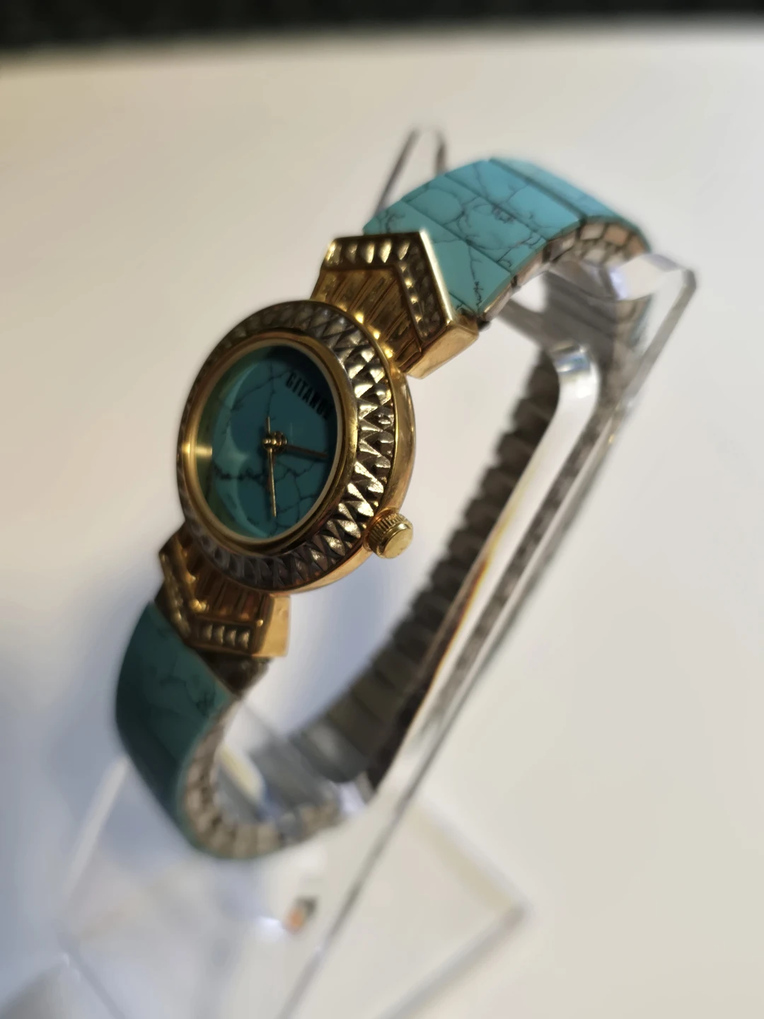 Gitano 24mm Women's Turquoise Quartz Watch - photo 3