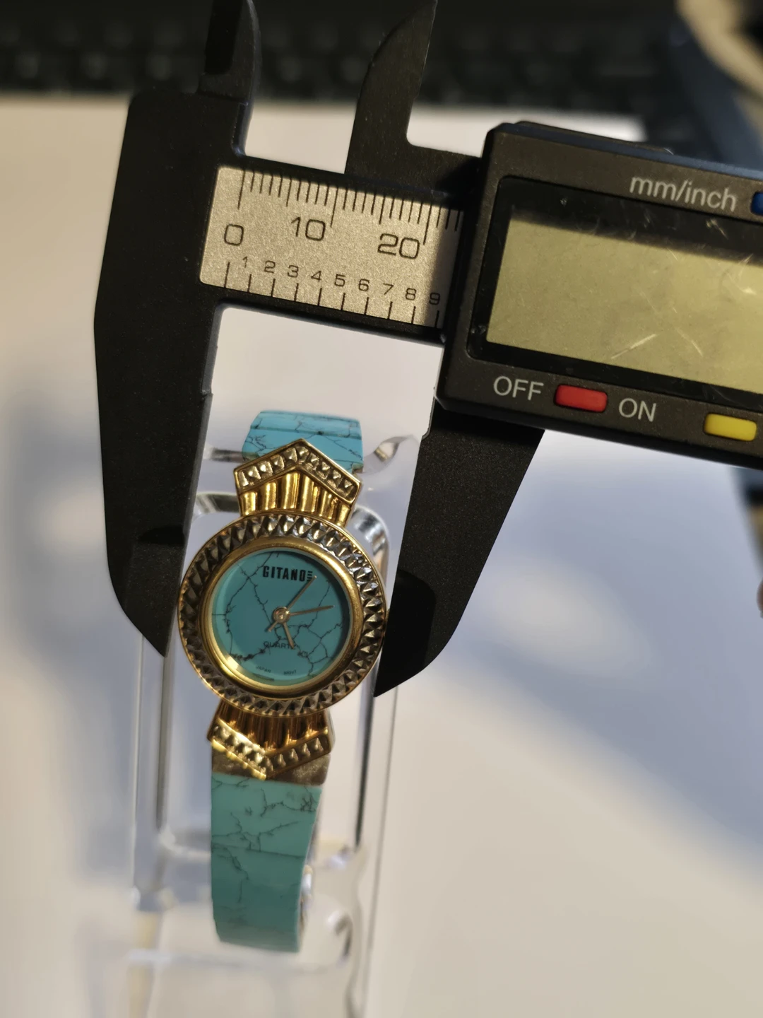 Gitano 24mm Women's Turquoise Quartz Watch - photo 4