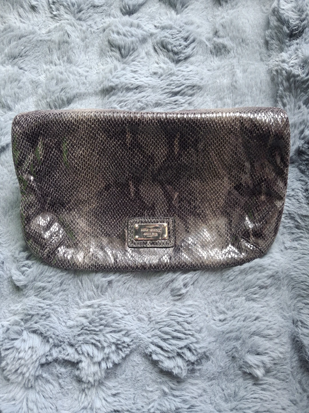Nine West Snakeskin Clutch/Handbag