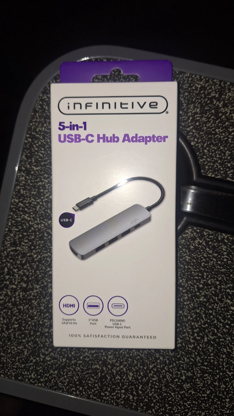 Infinitive 5-in-1 USB-C Hub Adapter