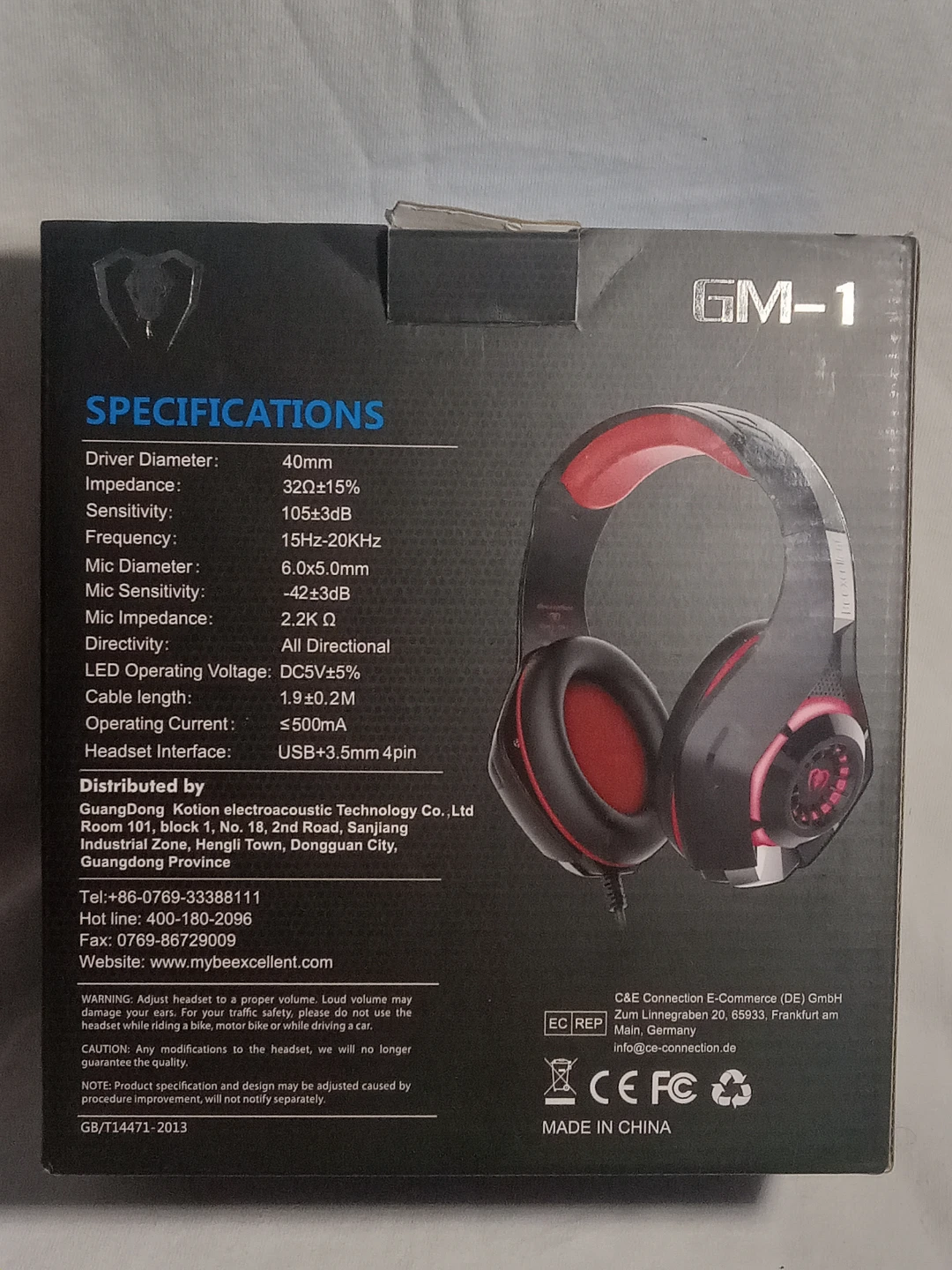 Beexcellent Pro Gaming Headset GM-1 - photo 2