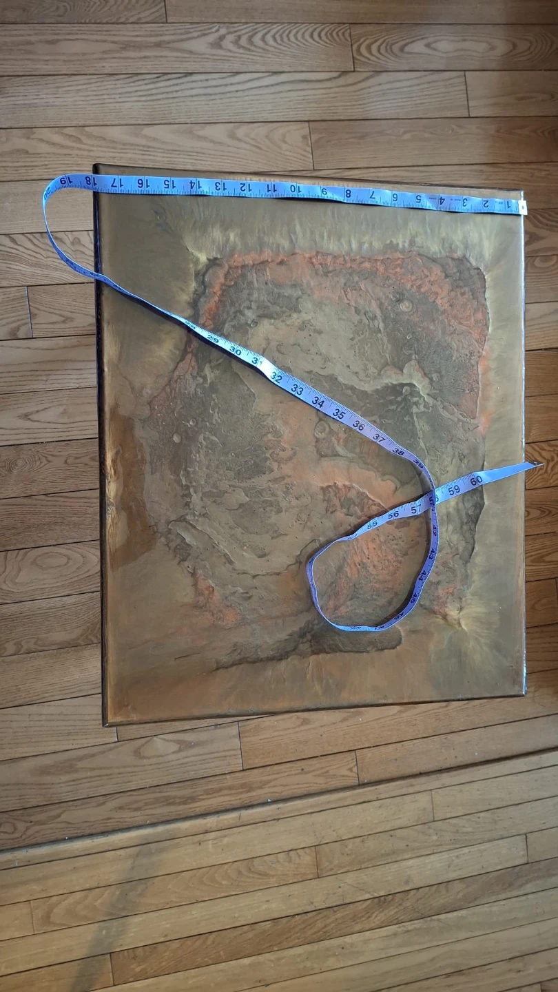 Pair of Side Tables with Epoxy Tops - photo 5