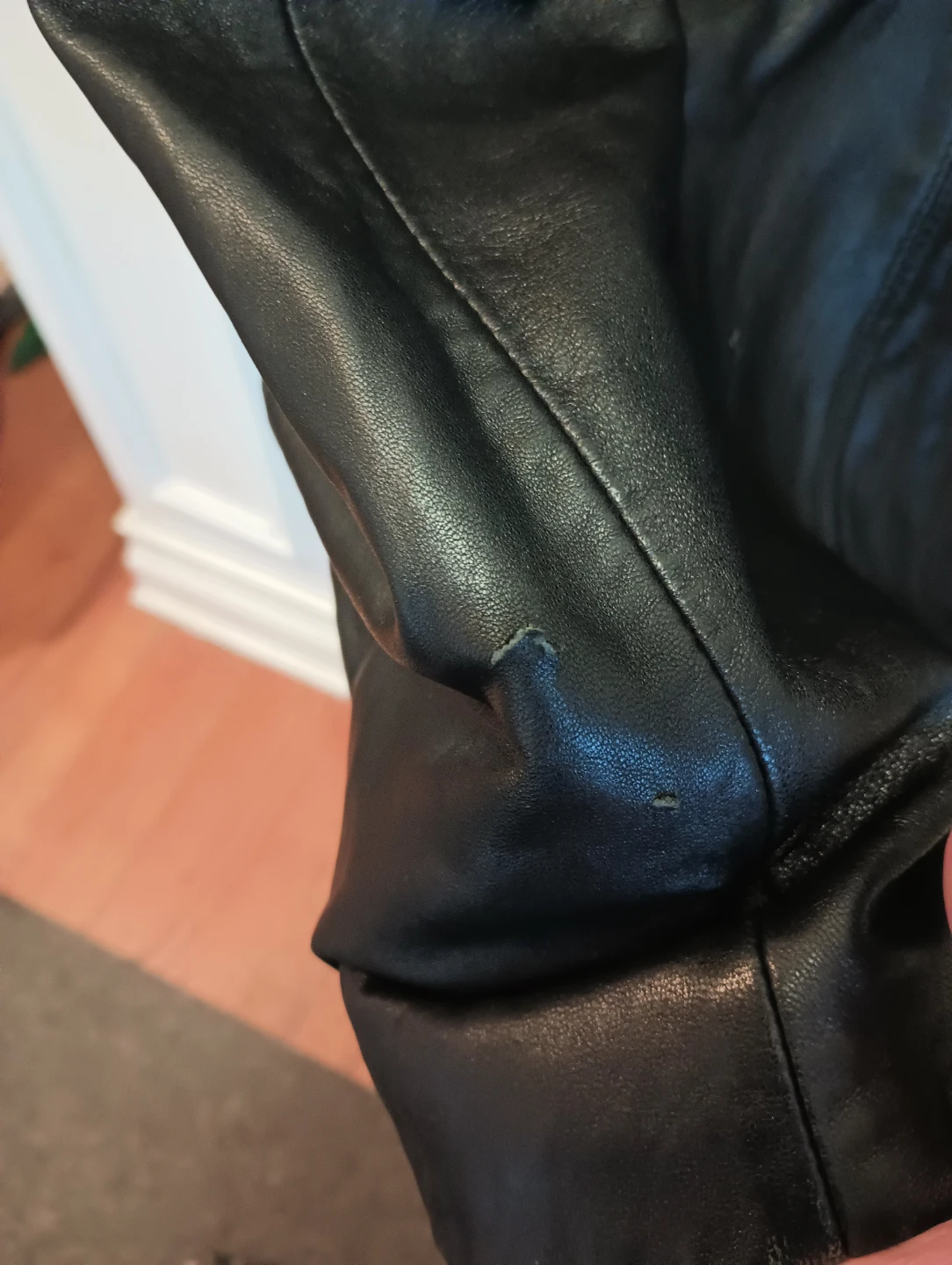 Nicole Miller Leather Jacket - Size L - photo 4