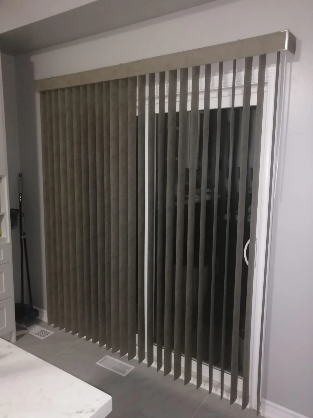 Vertical Blinds for Sliding Door - pale mud green - photo 2