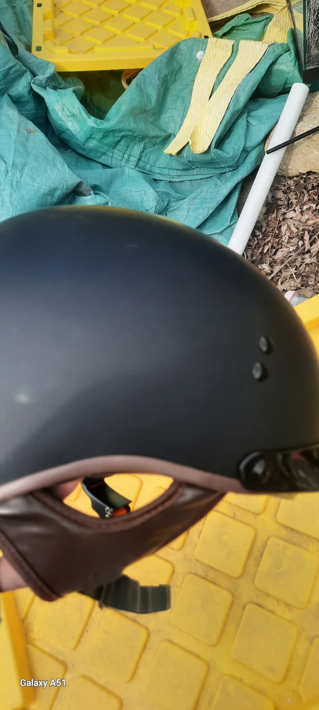 Matte Black Motorcycle Helmet - photo 4
