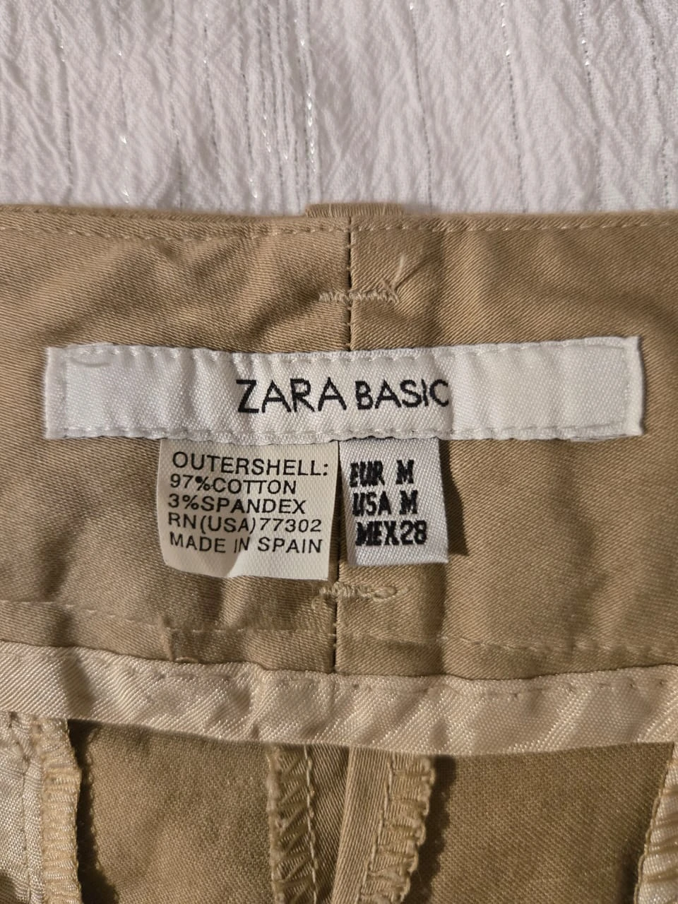Zara Basic Women's Size M Khaki Shorts - photo 3