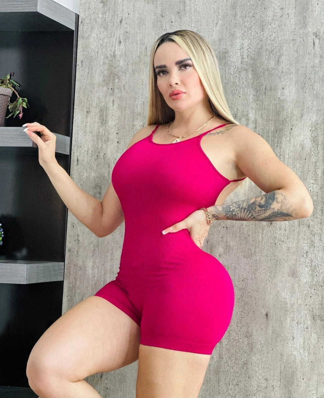 She Active Ribbed Athletic Romper - photo 4