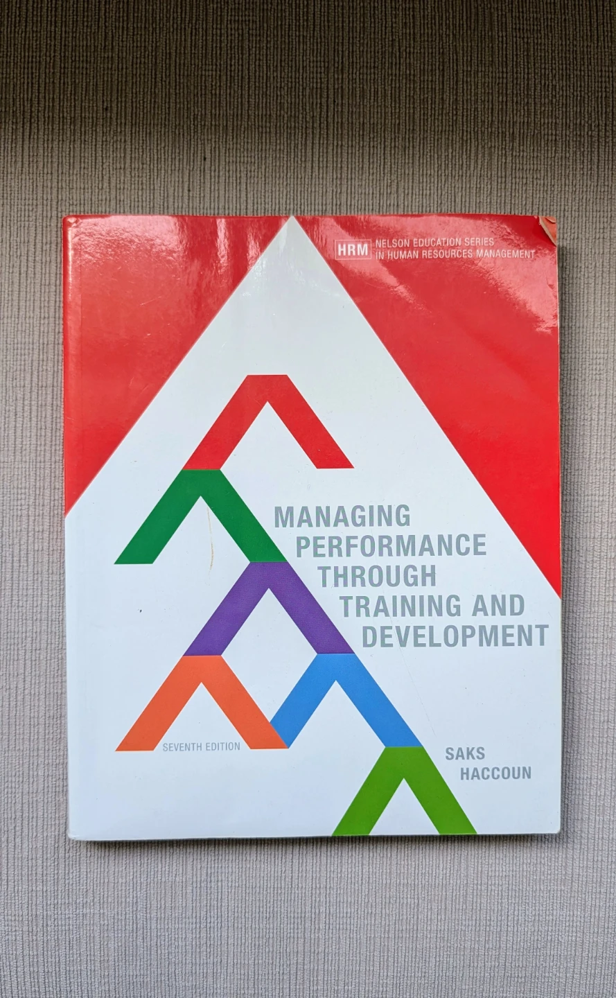 Managing Performance Through Training Textbook