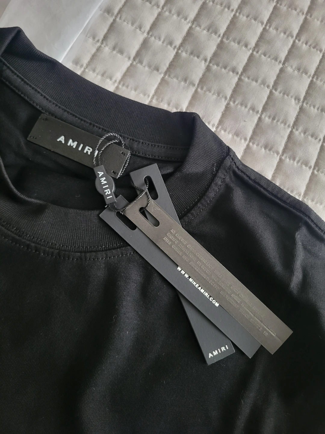 AMIRI Black T-Shirt with Logo - photo 4