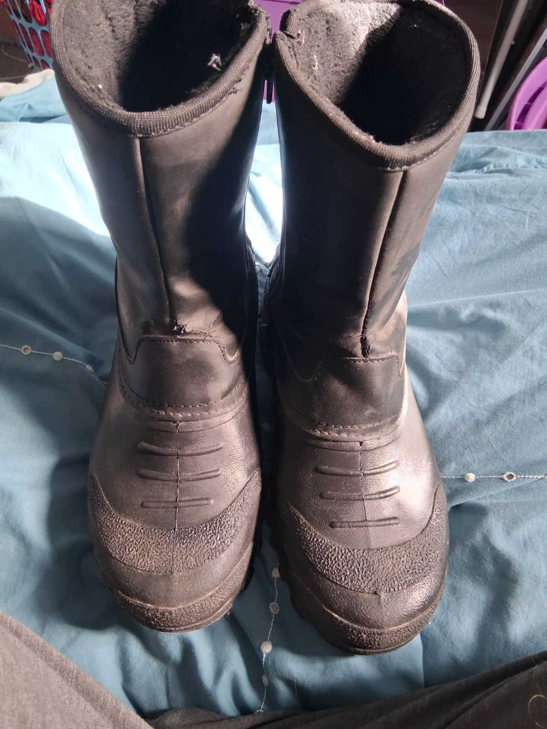 Arctic Tracks Black Winter Boots Size 10