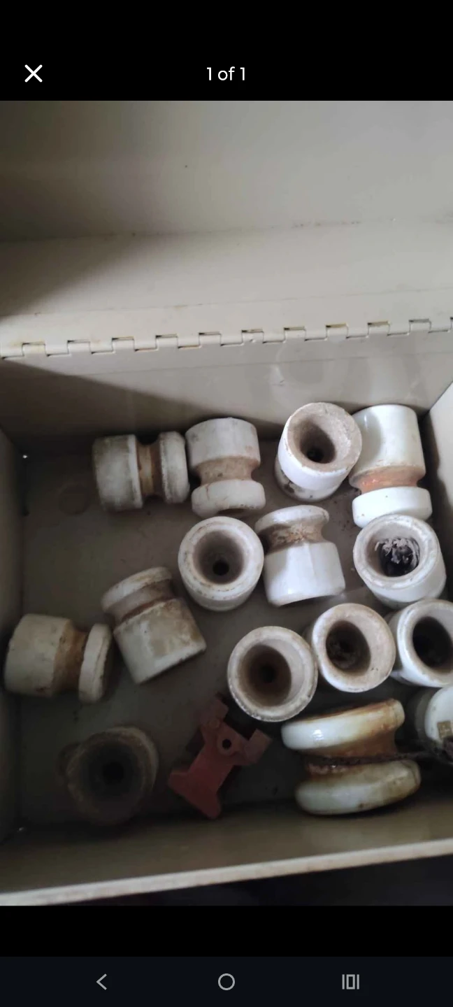 Lot of Ceramic Insulators