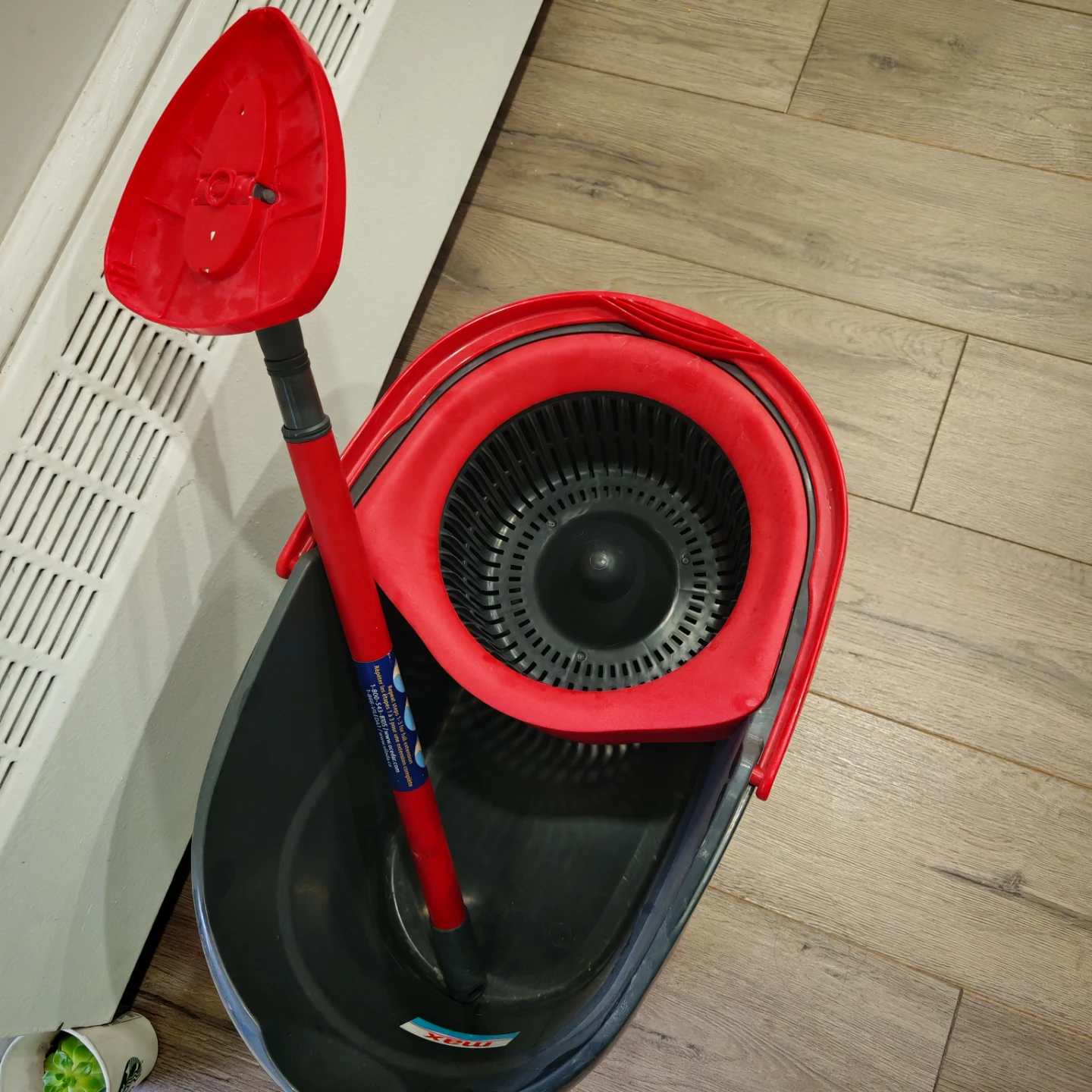 Spin Mop Bucket and Mop Stick - photo 2