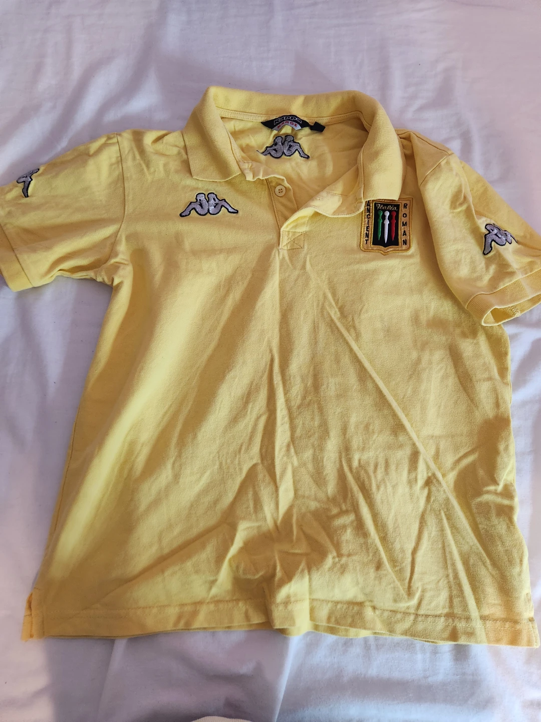 Kappa Yellow Polo Shirt - Size 165/85