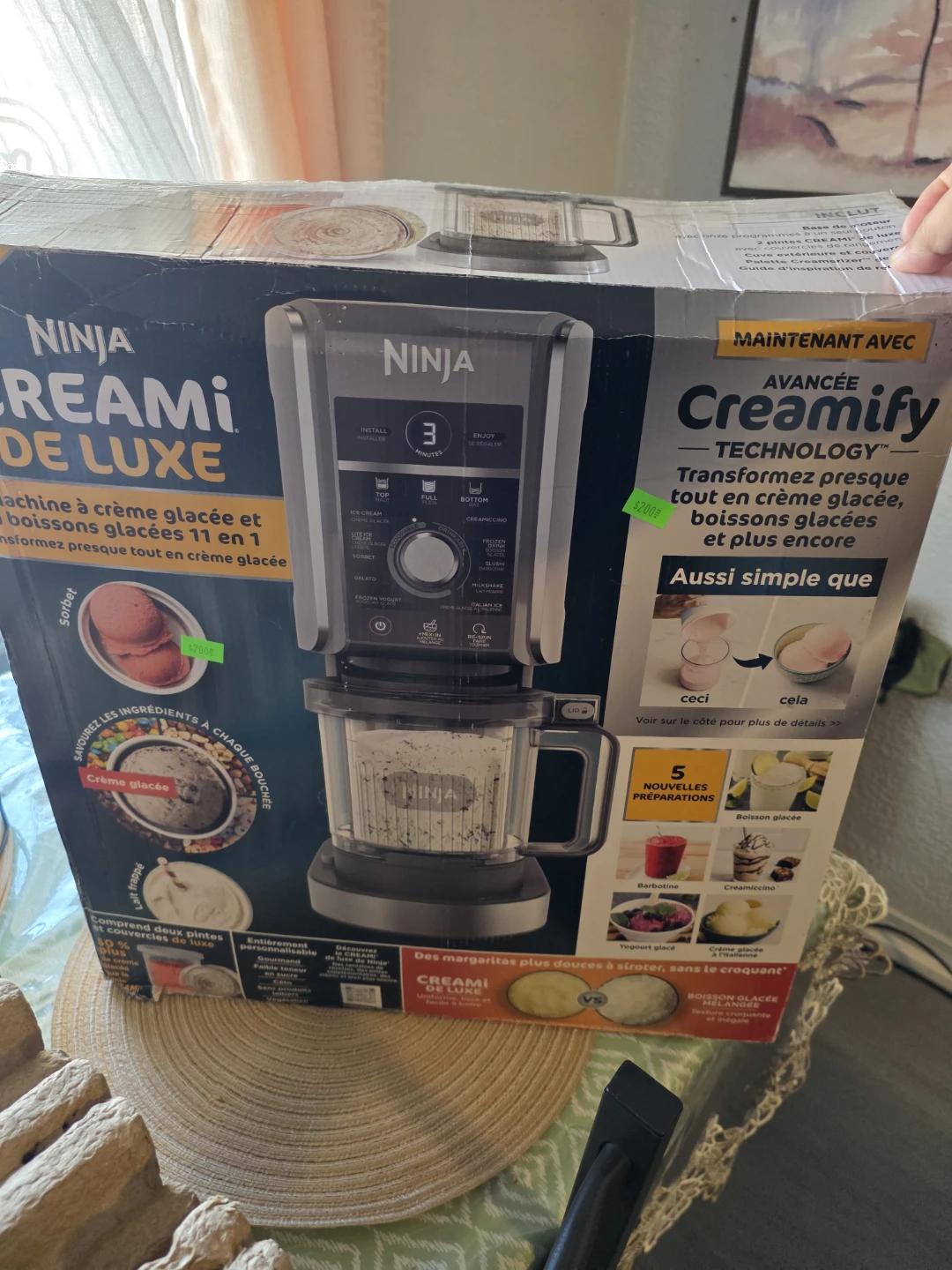 Ninja Creami Deluxe Ice Cream Maker