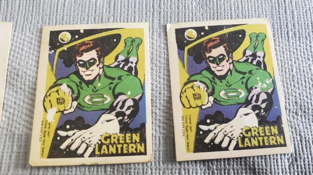 1979 cracker jack dc comics lot of 8 stamp cards - photo 3