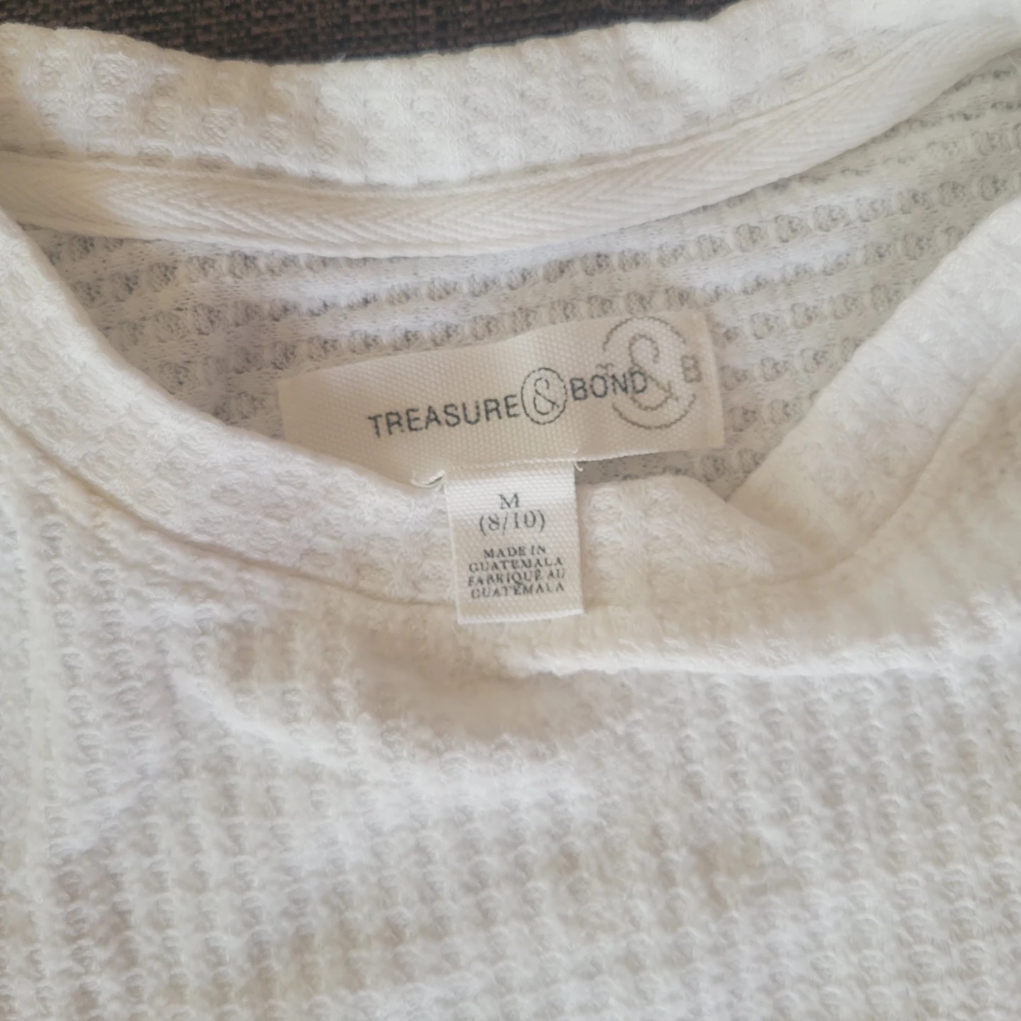 Treasure & Bond Waffle Knit Pocket Long Sleeve Top - photo 2