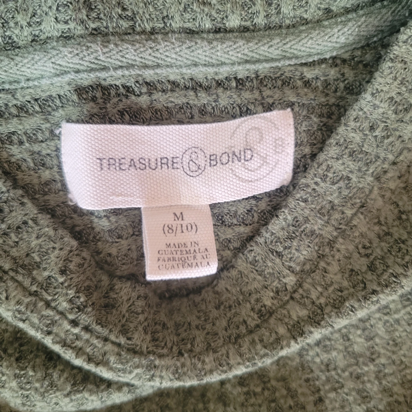 Treasure & Bond Waffle Knit Pocket Long Sleeve Top - photo 4