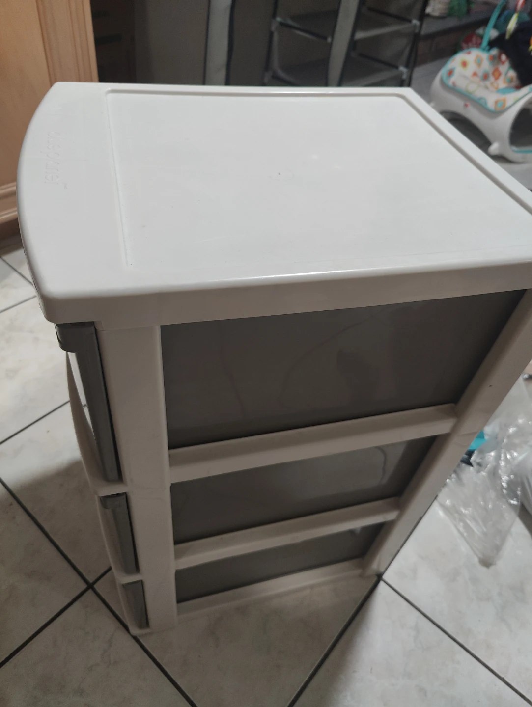Plastic 3-Drawer Storage Unit - photo 2