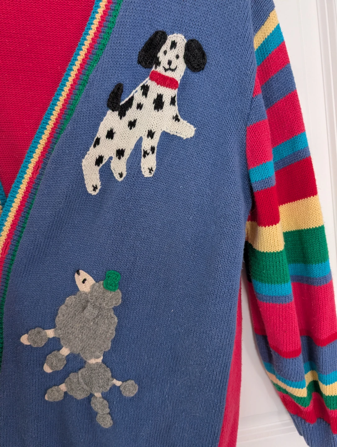 Vintage 90s Storybook Knits Dog Cardigan - photo 5